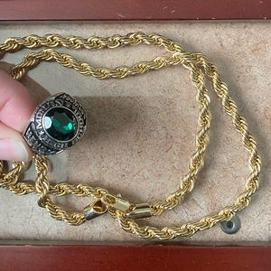 From my ex’s closet to yours: chain and class ring